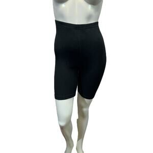 Vintage 90s BIKE Brand High Waist Compression Cycling Shorts Black Medium